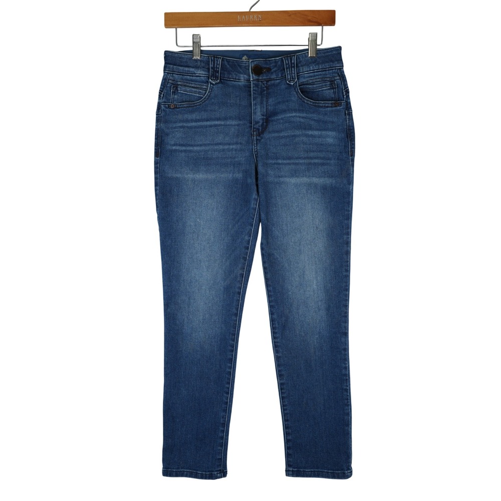 Democracy Jeans Womens‎ 6 (29x27) Blue Absolution Skinny Ankle Stretch Denim